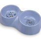 Vanness Ecoware Decorated Large Double Dish with Non-Skid Silicone Feet