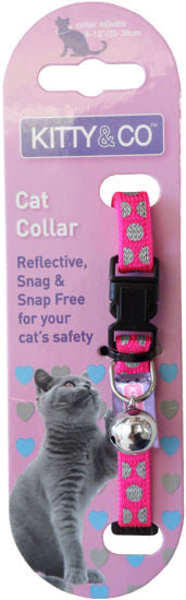 Hem & Boo Cat Collar Reflective Polka Dot Assorted