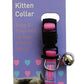 Hem & Boo Snag / Snap Free Kitten Collar Assorted