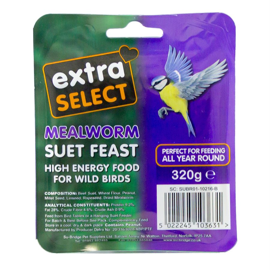 Extra Select Mealworm Suet Feast 320g