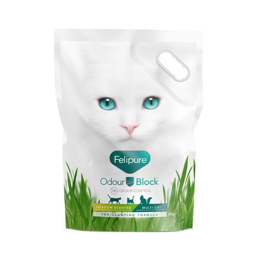 Felipure Odour Block Meadow Scented Multi-Cat Litter