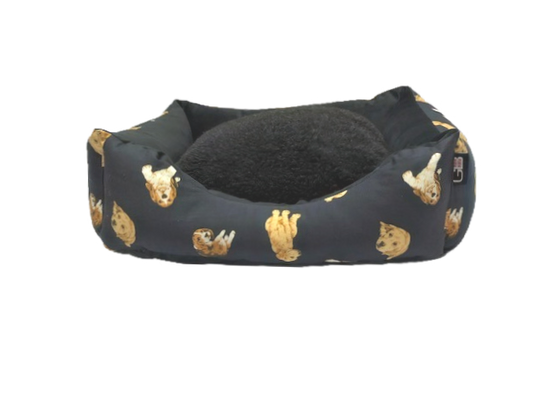 K9 Settee Dogs Print Bed