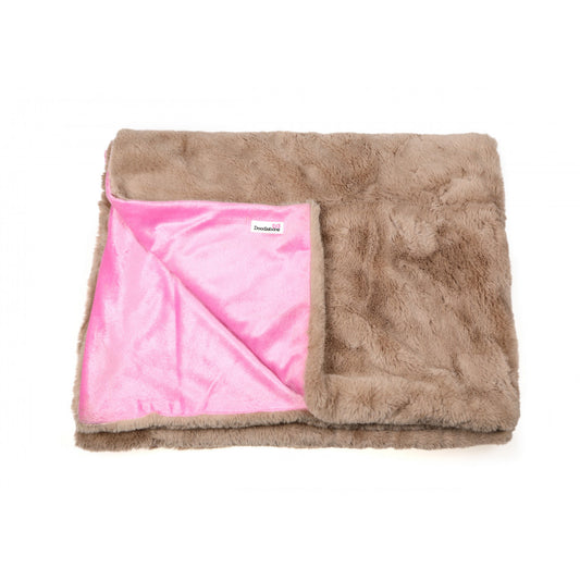 Doodlebone Fur Blanket Pink