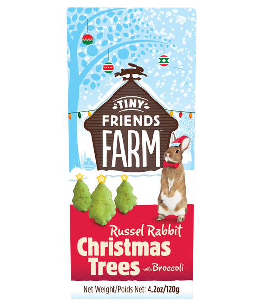 Tiny Friends Farm Russel Rabbit Christmas Trees 120g