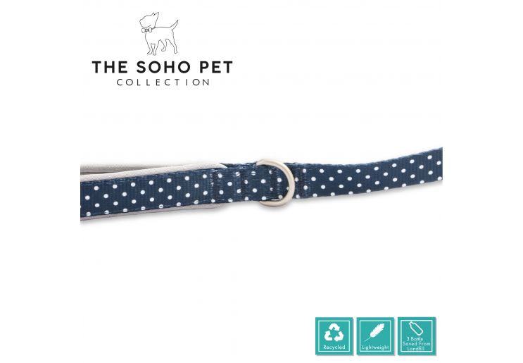 Ancol Soho Collection Polka Dot Patterned Lead