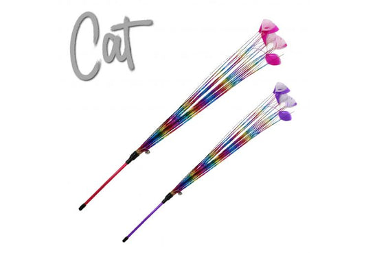 Ancol Rainbow Feather Cat Teaser
