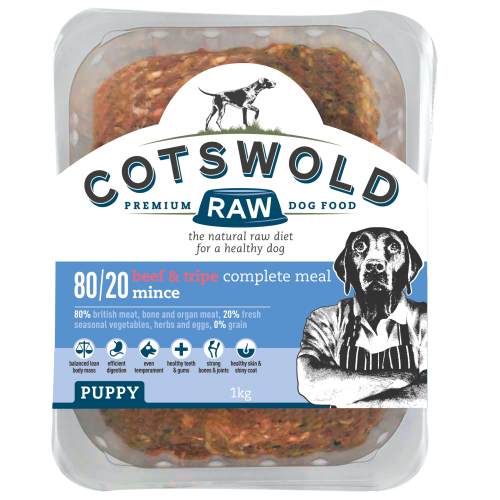 Cotswold 80/20 Puppy Beef & Tripe Mince