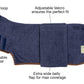 Ruff & Tumble Country Collection Dog Drying Coat French Navy