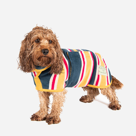 Ruff & Tumble Design Collection Dog Drying Coat Beach