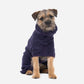 Ruff & Tumble Classic Collection Dog Drying Coat Blackberry