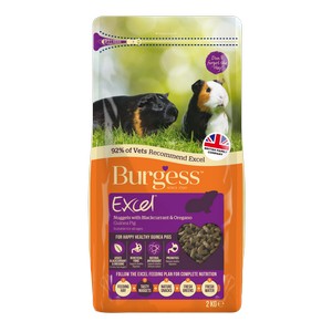 Burgess Excel Adult Guinea Pig Nugget Blackcurrant and Oregano