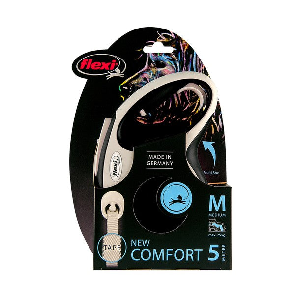Flexi New Comfort Tape Black 5m