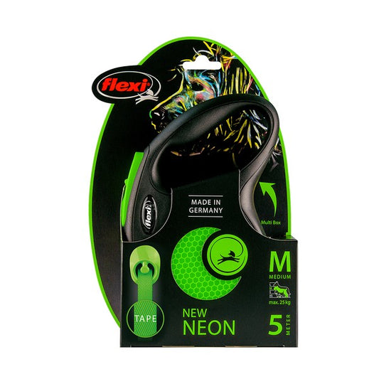 Flexi New Neon Tape Green 5m