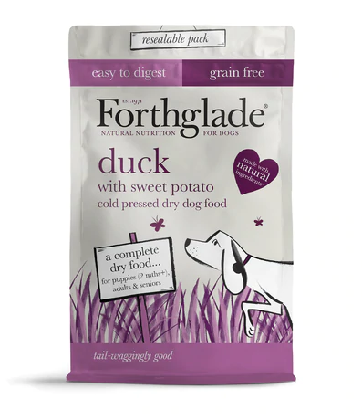 Forthglade Cold Pressed Dry Dog Food Duck (Grain Free)