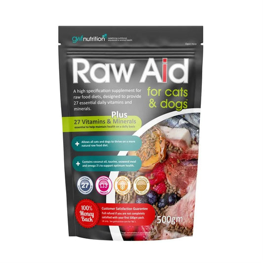 GWF Nutrition Raw Aid for Cats & Dogs 500g