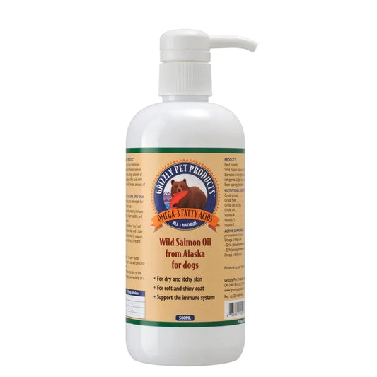 Grizzly Wild Salmon Oil for Dogs