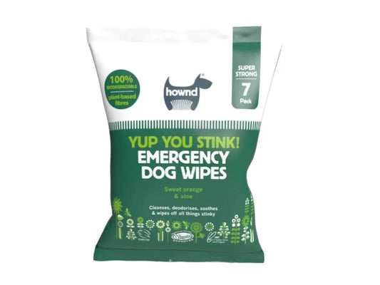 Hownd Yup You Stink Emergency Dog Wipes 30x20cm (7pk)