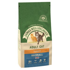 James Wellbeloved Turkey & Rice Hairball Adult Cat Dry