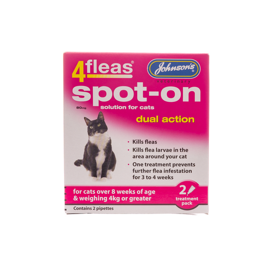 Johnson's 4 Fleas Spot-on for Cats (over 4kg)