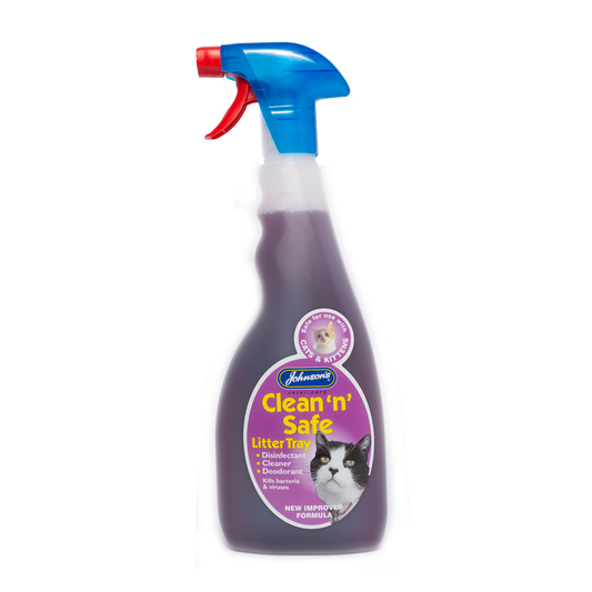 Johnson's Clean 'n' Safe Litter Tray Disinfectant 500ml