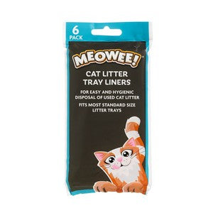 Meowee Cat Litter Tray Liners (6pk)