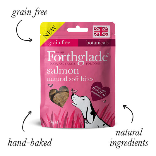 Forthglade Soft Bite Treats Salmon Grain Free 90g
