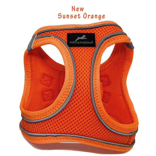 Miro & Makauri Step-In Vest Harness Sunset Orange