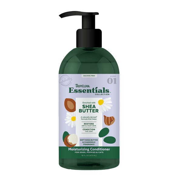 TropiClean Essentials Shea Butter Conditioner for Dogs 473ml