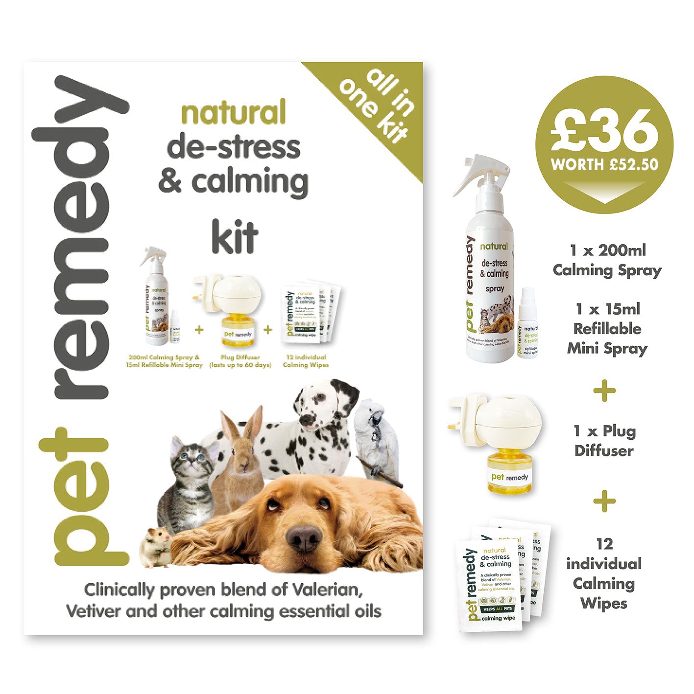 Pet Remedy All-in-1 Kit