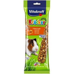 Vitakraft Kracker Guinea Pig Honey Spelt Treat Sticks (2Pk)