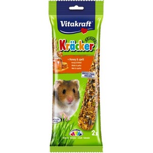 Vitakraft Kracker Hamster Honey Spelt Treat Sticks (2Pk)