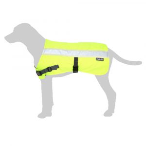 Petlife Flecta Hi-Vis Vizlite DT Dog Coat Fluorescent Yellow