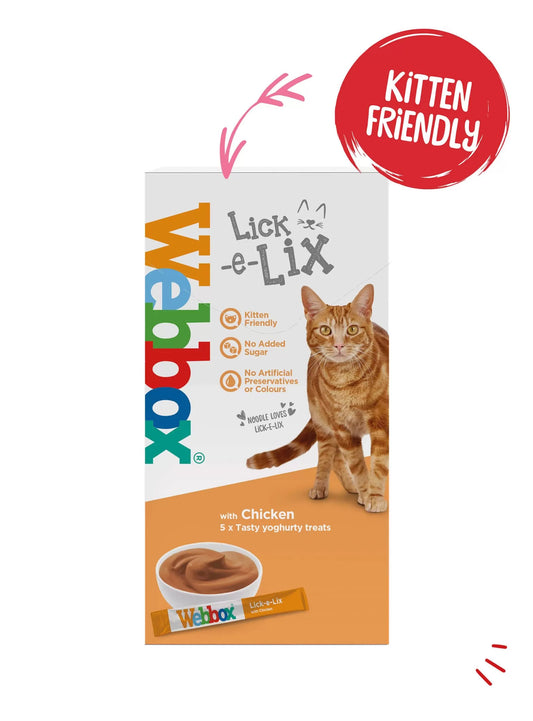 Webbox Lick-e-Lix with Chicken (5 x 15g)
