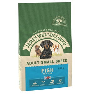 James Wellbeloved Fish & Rice Small Breed Adult Dog Dry