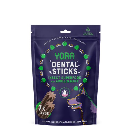 YORA Insect Protein Dental Sticks for Dogs