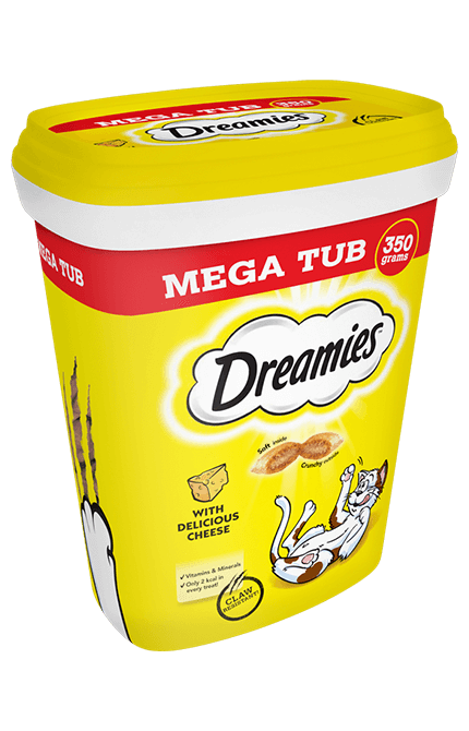 Dreamies Treats with Cheese Tub 350g