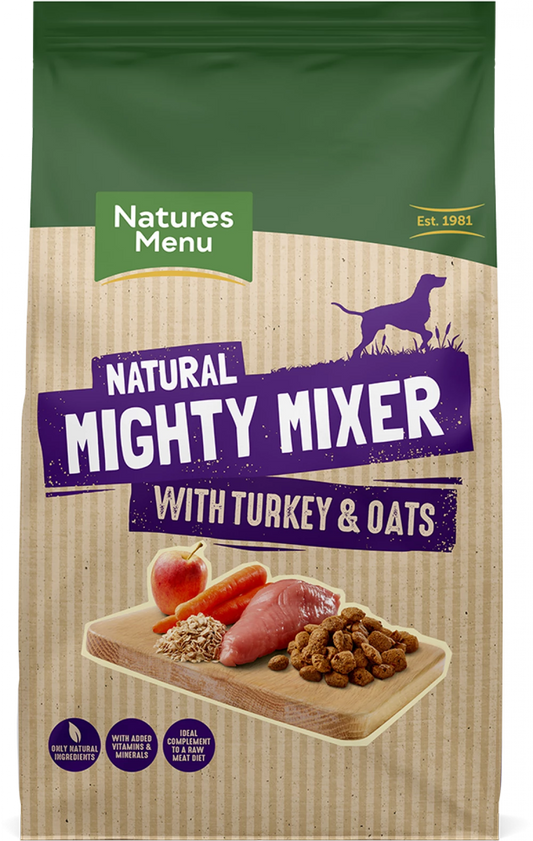 Natures Menu Turkey & Oats Mighty Mixer 2kg