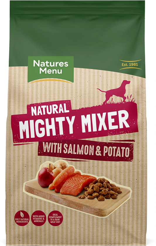 Natures Menu Salmon & Potato Mighty Mixer 2kg