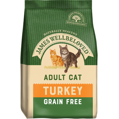 James Wellbeloved Turkey & Veg Grain Free Adult Cat Dry