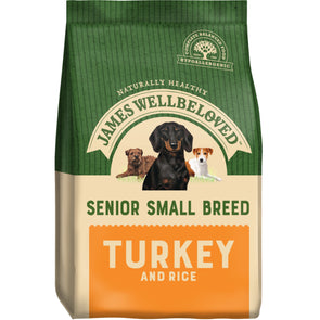 James Wellbeloved Turkey & Rice Small Breed Senior Dog Dry