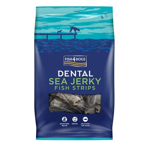 Fish4Dogs Dental Sea Jerky Fish Strips 500g