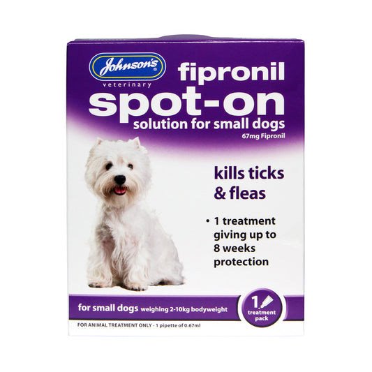 Johnson's Fipronil Spot-on Flea & Tick for Dogs