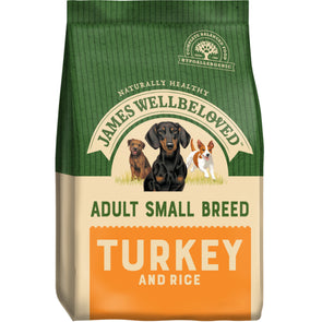 James Wellbeloved Turkey & Rice Small Breed Adult Dog Dry
