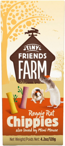 Tiny Friends Farm Reggie Rat Chippies 120g