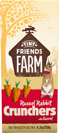 Tiny Friends Farm Russel Rabbit Crunchers 120g