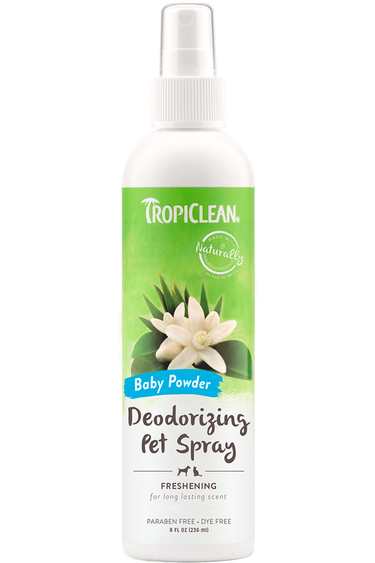 TropiClean Baby Powder Deodorising Spray 236ml