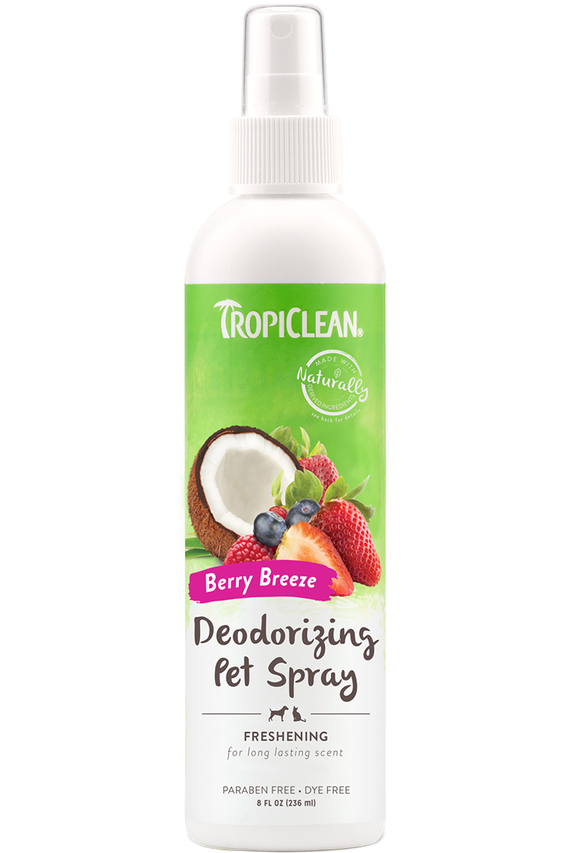 TropiClean Berry Breeze Deodorising Spray 236ml