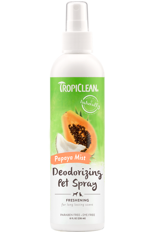 TropiClean Papaya Mist Deodorising Spray 236ml