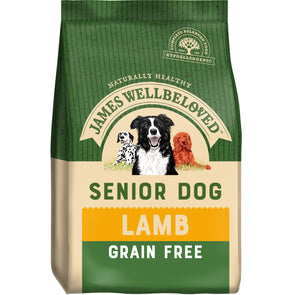 James Wellbeloved Lamb & Veg Grain Free Senior Dog Dry